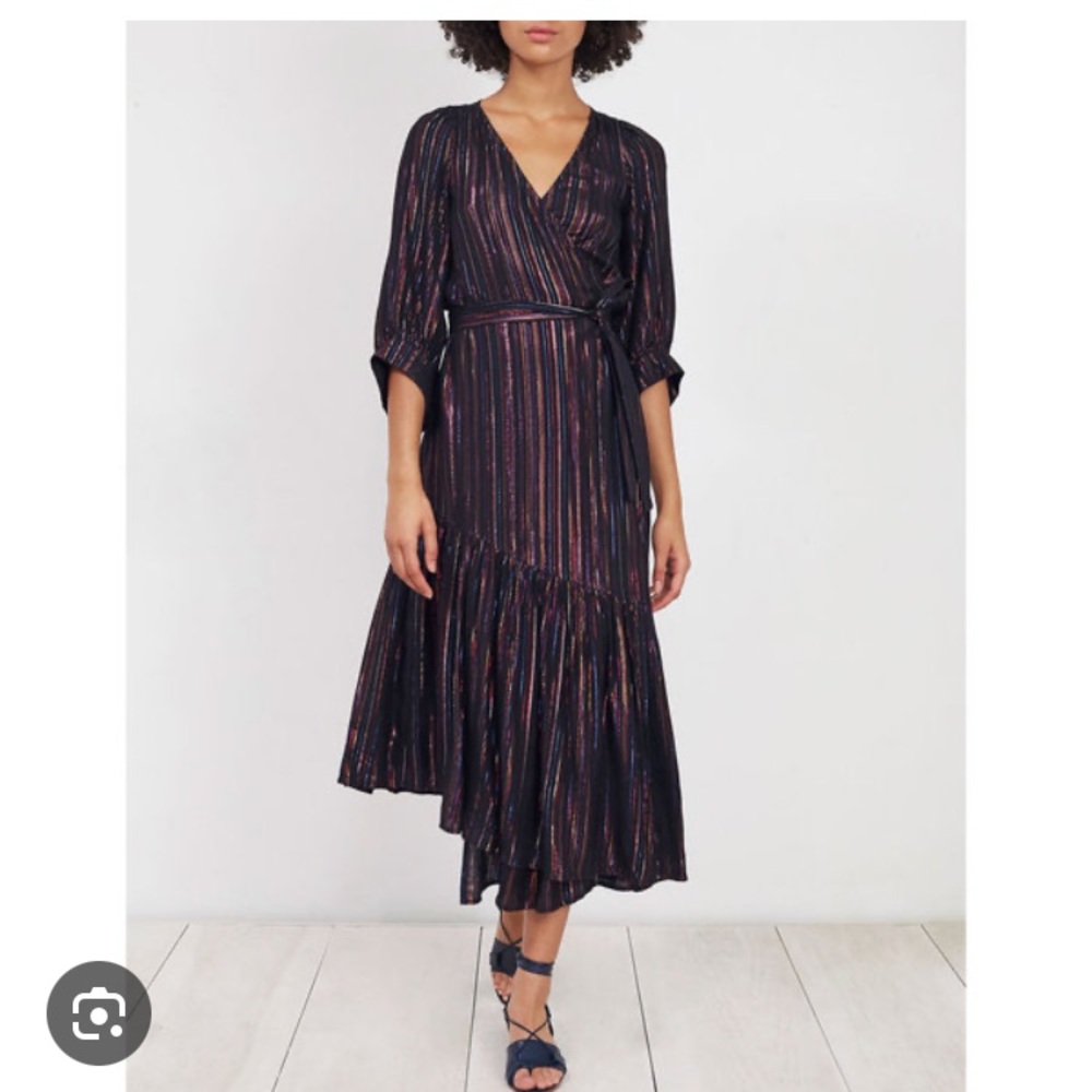 Apiece Apart Bougainville Wrap Dress Sz 2